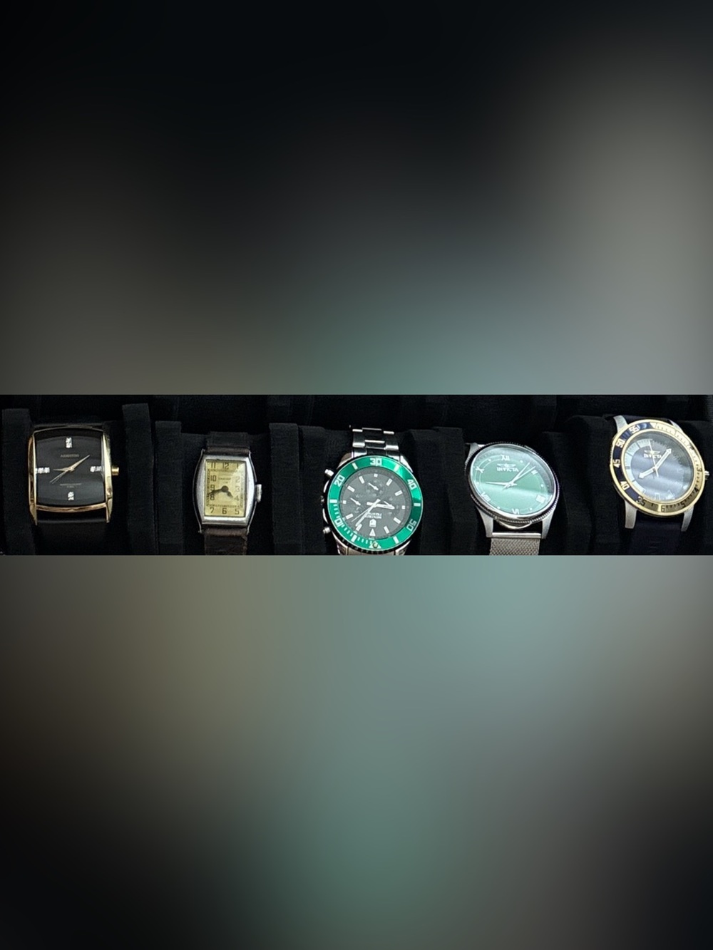 3 Invicta watches 1 Armiton 1 classic cascade 1949
